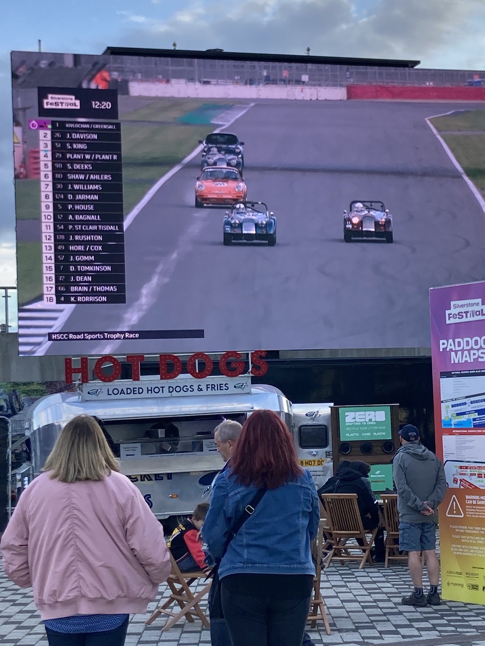 Screen in the Paddock